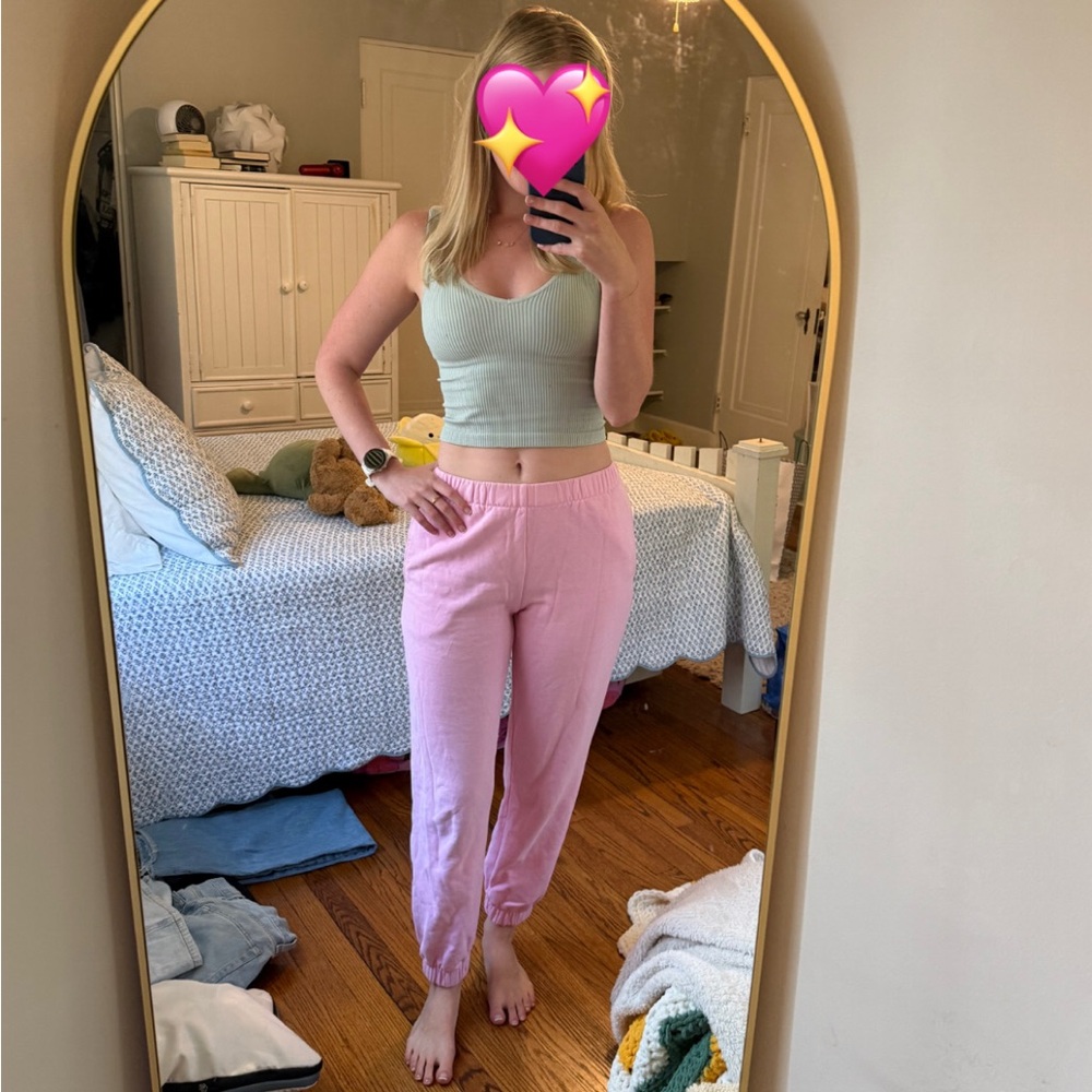 Brandy Melville Soft Pink Rosa Pants